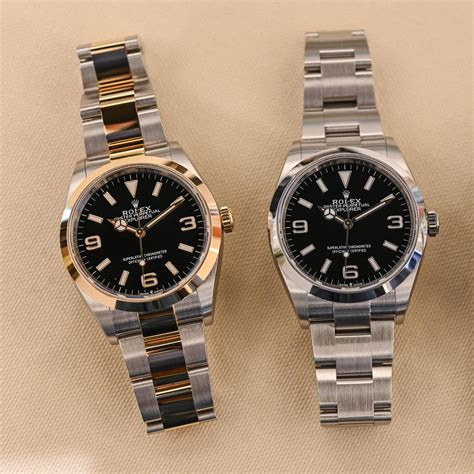 rolex explorer vs|rolex explorer 1 36mm reviews.